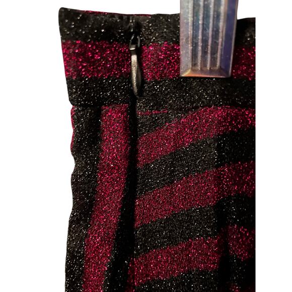 WHY Dress Pleated Metallic Stripe Skirt | XL &‎ XXL - Picture 4 of 6